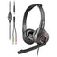Auricular stereo con micrófono conector jack 3.5 mm negro Lurbe Group S.A. NGS