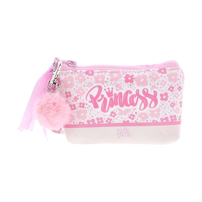 MONEDERO CON LLAVERO POMPON PRINCESS | LOVELY STORY | 1 UNIDAD | 8435458010622