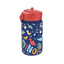 BOTELLA TERMICA 330ML CON PAJITA BLUE DINO LAND | LOVELY STORY | 1 UNIDAD | 8435458190881