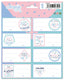 Etiquetas Escolares Amelie Pastel Collection Marca GRUPO ERIK MERCHANDISING Pack 20