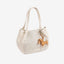 Bolso de Hombro Redondo Calado Mujer Blanco Teckel MATTIES