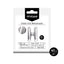 GLOBO POLIAMIDA LETRA H 41CM-16 PLATA METALIZADO 1 UD | AMBER MOOD OH YEAH | 1 UNIDAD | 8435557704002