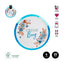 SET 6 PLATOS LLANOS OH MY BOY AZUL PASTEL 23CM CARTON | AMBER MOOD OH YEAH | 1 UNIDAD | 8435557716944