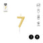 VELA CERA NUMERO 7 ORO 6 CM | AMBER MOOD OH YEAH | 1 UNIDAD | 28435557729726