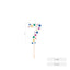 Vela Nº7 Globos 6 cm Amber Mood Oh Yeah