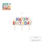 Vela Happy Birthday 9,3x4,1cm Amber Mood Oh Yeah