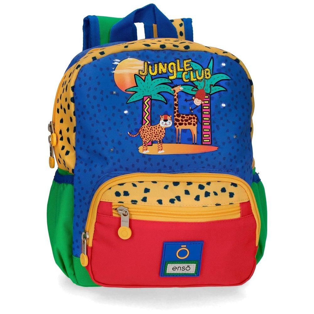 MOCHILA INFANTIL ENSO JUNGLE CLUB ADAPTABLE | ENSO