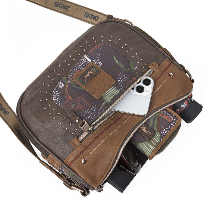 👜 BOLSO BANDOLERA CURVO MUJER - SKPAT FIORELLA 👜 BOLSO BANDOLERA CURVO MUJER - SKPAT FIORELLA