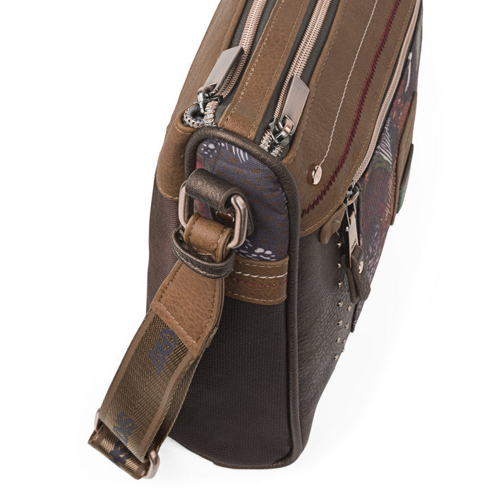 👜 BOLSO BANDOLERA CUADRADO 2 CREMALLERAS - SKPAT FIORELLA 👜 BOLSO BANDOLERA CUADRADO 2 CREMALLERAS - SKPAT FIORELLA