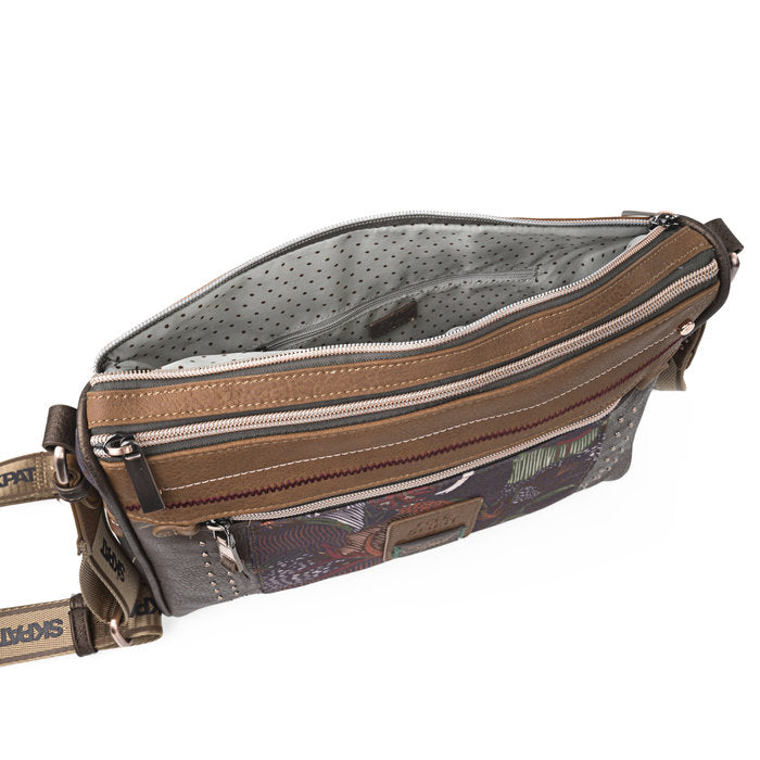👜 BOLSO BANDOLERA CUADRADO 2 CREMALLERAS - SKPAT FIORELLA 👜 BOLSO BANDOLERA CUADRADO 2 CREMALLERAS - SKPAT FIORELLA