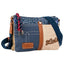 Bolso bandolera lona denim polipiel Aveyron Lois Marino marca ARSAMAR ENTERPRISE