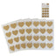 STICKER CORAZON KRAFT MARRON 60U | ARGUVAL, S,L, | ENVASE 12 UDS. UNIDAD | 8435593414873
