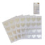 BLISTER 60 STICKER CORAZON PLATA | ARGUVAL, S,L, | ENVASE 12 UDS. UNIDAD | 8435593414903