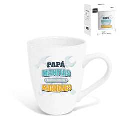 TAZA 344ML PAPA MANITAS | DCASA | 1 UNIDAD | 8435683238563