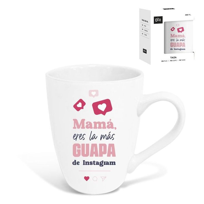TAZA 344ML MAMA INSTAGRAM | DCASA | 1 UNIDAD | 8435683238648