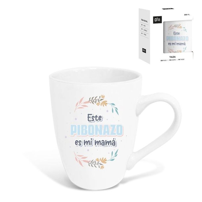 TAZA 344ML MAMA PIBONAZO | DCASA | 1 UNIDAD | 8435683238655