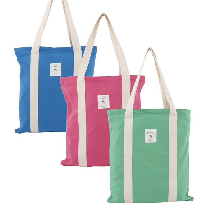 BOLSA ALGODON CON CREMALLERA MADISON SURTIDOS | DCASA | 1 UNIDAD | 8435683291919