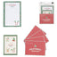 JUEGO DE 6 CARTAS CON 4 SOBRES Y HOJA DE STICKER ELFO | DCASA NAVIDAD | 1 UNIDAD | 8435683298956