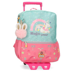 MOCHILA INFANTIL ENSO MAGIC SUMMER 32 CM CON CARRO | ENSO
