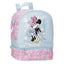 Mochila Infantil Minnie Happy 28 cm con Portamerienda