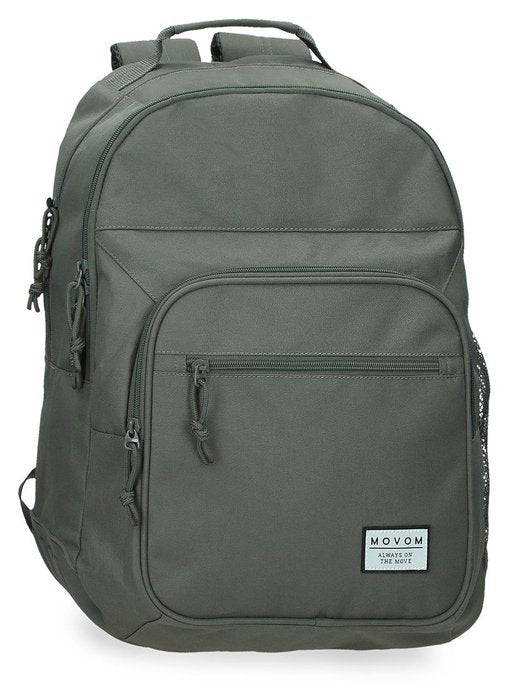 MOCHILA DOBLE COMPARTIMENTO MOVOM ALWAYS ON THE MOVE CAQUI | JOUMMA BAGS