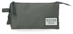 ESTUCHE MOVOM ALWAYS ON THE MOVE TRES COMPARTIMENTOS CAQUI | JOUMMA BAGS