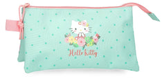 ESTUCHE TRIPLE HELLO KITTY FLORAL KITTY | JOUMMA BAGS