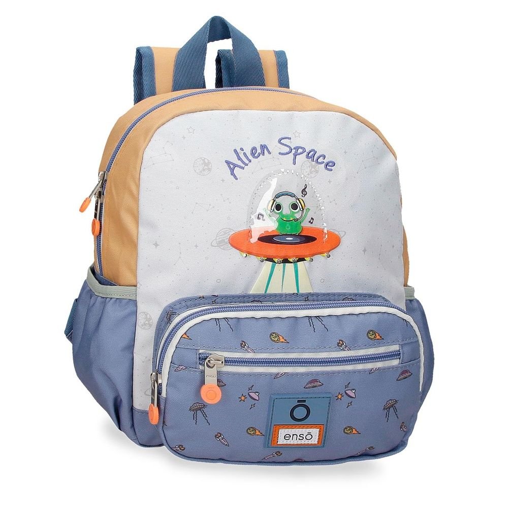 MOCHILA INFANTIL ENSO ALIEN SPACE 28CM | ENSO