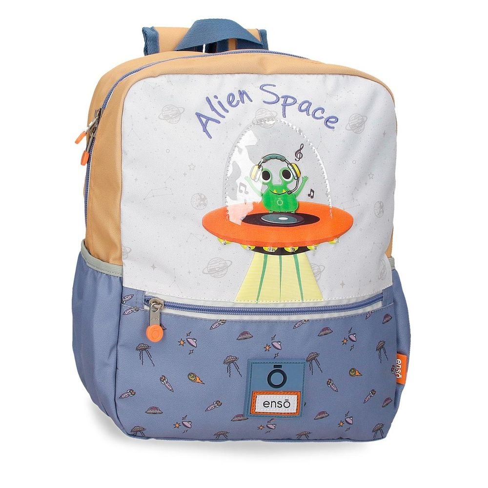 MOCHILA INFANTIL ENSO ALIEN SPACE 33 CM | ENSO
