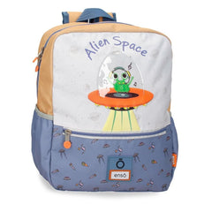 MOCHILA INFANTIL ENSO ALIEN SPACE 33 CM | ENSO