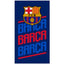Toalla playa microfibra FC Barcelona 70 x 140 cm marca New Import SL