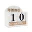 Calendario Madera Scrabble DCASA