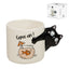Taza 460ml Asa Forma Gato