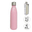 Botella Acero Inoxidable Doble Capa 500ml Vicky Rosa DCASA