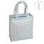 Bolsa con cremallera waterproof vichy azul DCASA