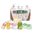 Cesta de regalo Rafia Rutina Completa Natural Oil IDC