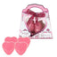 Bombas baño efervescentes rose corazones, pack 6 uds