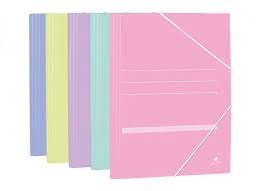 CARPETA FOLIO SOLAPA COLORES PASTELES SURTIDOS | 20 UNIDADES | (MANIPULADOS MARIOLA S,L,)