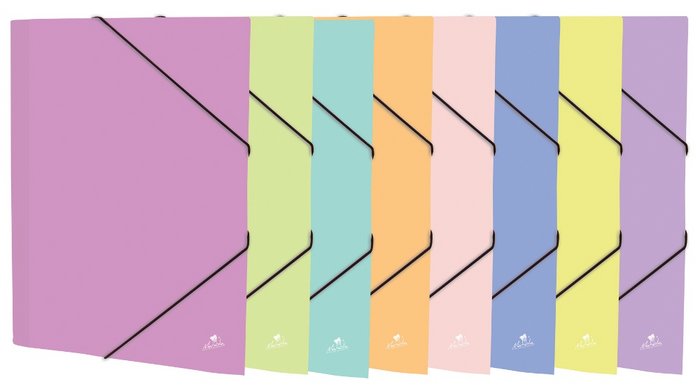 CARPETA MARIOLA FOLIO GOMA SOLAPA PASTEL SURTIDAS | 1 UNIDADES | (MANIPULADOS MARIOLA S,L,)