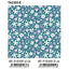 Papel regalo bobina 62 cm corazones y flores Andina