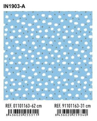 PAPEL REGALO BOBINA 62CM INFANTIL IN1903-A AZUL CLARO | ANDINA | 1 UNIDAD | 8436020255311