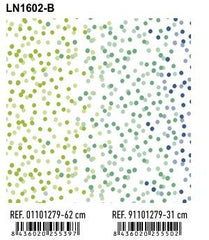 PAPEL REGALO BOBINA 62CM INFANTIL LN1602-B LUNARES | ANDINA | 1 UNIDAD | 8436020255397