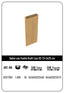 SOBRE KRAFT XS 12+3X25 NATURAL LISO CAJA 432 UNIDADES | 432 UNIDADES | (ANDINA)