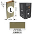 SOBRE KRAFT L 25+6X40 ORO CAJA 250 UNIDADES GRANEL | 250 UNIDADES | (ANDINA)