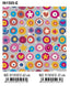 PAPEL REGALO BOBINA 62CM CIRCULOS Y FLORES AZUL IN1505-E | ANDINA | 1 UNIDAD | 8436020259579