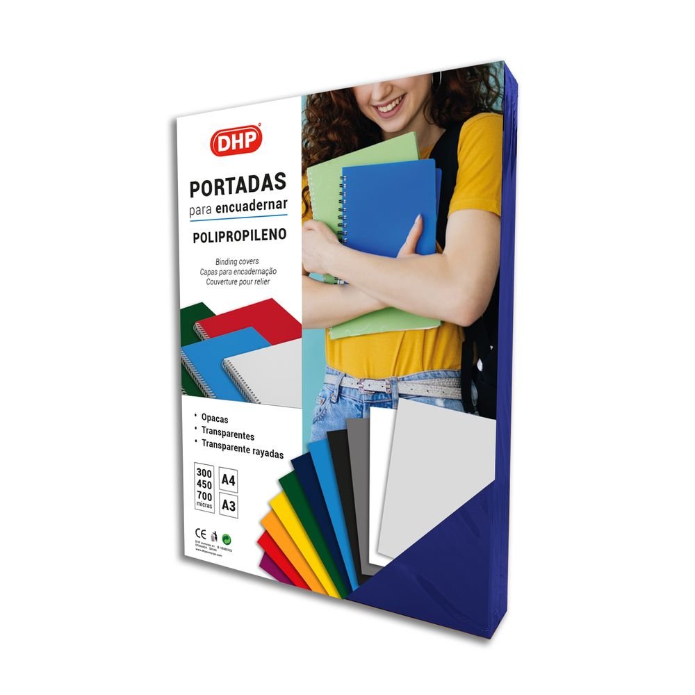 PORTADA PP 0,70 MM A4 7 AZUL OSCURO P/50 | 50 UNIDADES | (DHP COMERPA SLU)