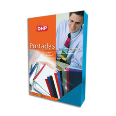 PORTADA GOFRADA PIEL Nº 8 1000 GR A4 30 AZUL FLUOR P/50 | 50 UNIDADES | (DHP COMERPA SLU)