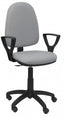 Silla con ruedas gris claro Piqueras y Crespo para oficina