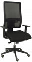 Silla con Ruedas Negra Piqueras y Crespo para Oficina