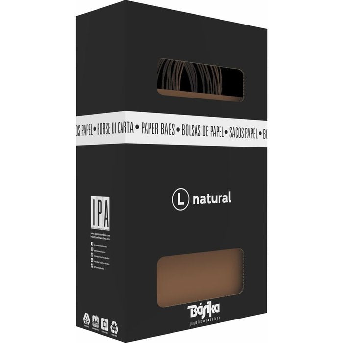 BOLSA PAPEL DECORADA 12X40 COLORES SURTIDO | ANDINA | ENVASE 24 UDS. UNIDAD | 48436557053877